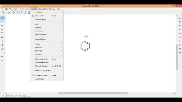 searching the IUPAC name in marvin sketch смотреть онлайн