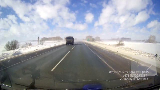 Трасса Р254(М51) Иртыш 17/03/2016 смотреть онлайн