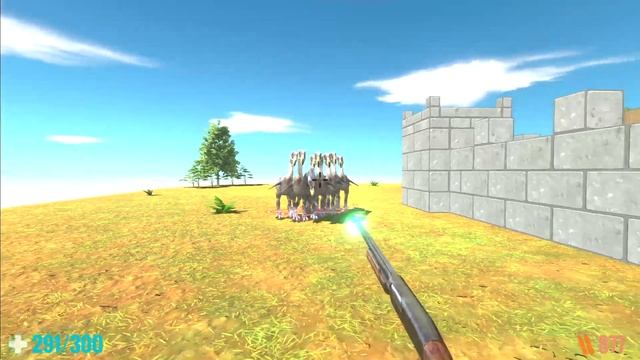 Animal Revolt Battle Simulator Fending off the Terror Birds смотреть онлайн