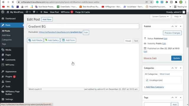 How to Add Gradient Background Color With WPBakery in WordPress | WordPress 2021 смотреть онлайн