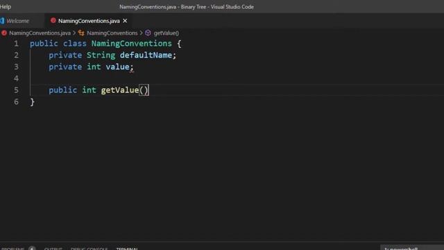 Java Standard Naming Conventions смотреть онлайн