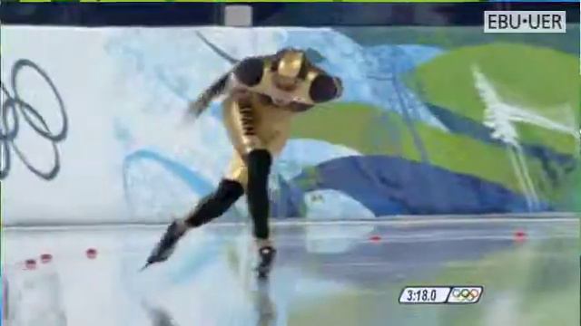 Olympic Winter Games 2010 Vancouver Speed Skating 5000M H. Hirako VS. M. Weber