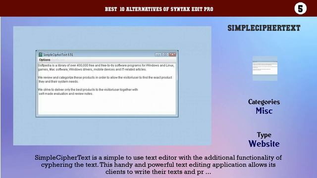 Syntax Edit Pro | Top 19 Alternatives of Syntax Edit Pro смотреть онлайн
