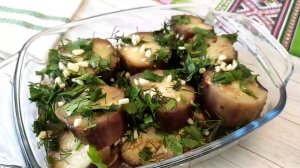 Маринованные баклажаны быстрого приготовления.
