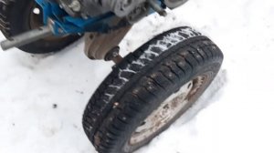 мотоблок Нева мб2 на жигулевских колесах