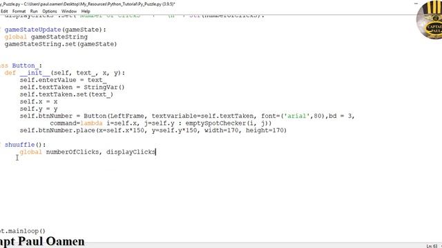 How to Create a Puzzle Game in Python смотреть онлайн