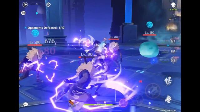 Raiden shogun, kujou Sara and sucrose character test run - Genshin Impact смотреть онлайн