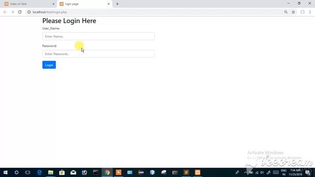 6 Complete Login with php page in (Hindi) смотреть онлайн
