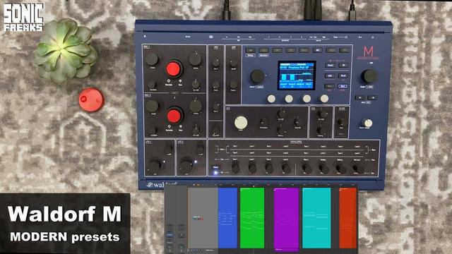 Waldorf M  - 64 MODERN Presets By Sonic Freaks