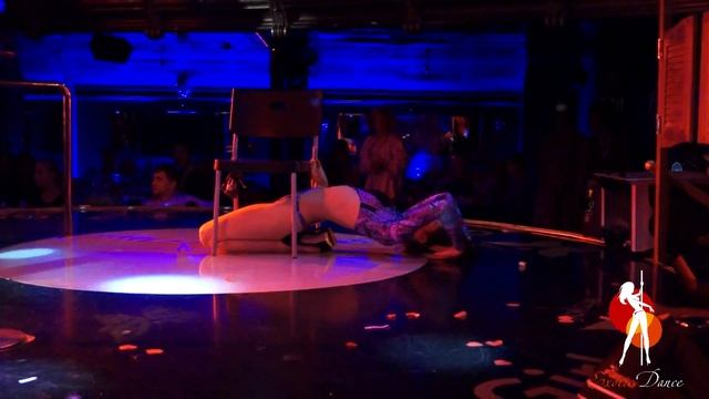 Роскошный Танец на стуле в Школе танцев EXOTIC DANCE. И очень красивая Анна Покровская смотреть онлайн