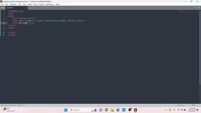 How to Run HTML in Sublime Text | Quick Tutorial смотреть онлайн