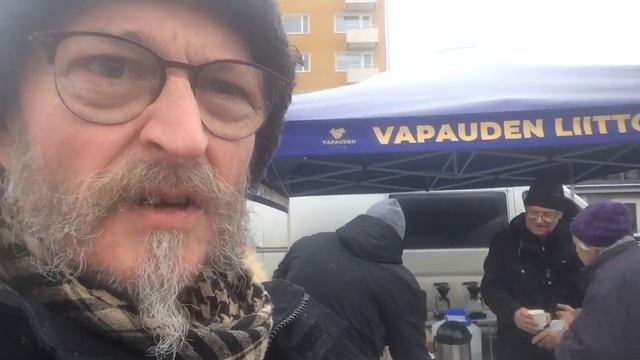 Vaalityötä Tammelantorilla, Vaalit23, Vapauden vaaliliitto — Kiitos mahtavasta tuestanne! смотреть онлайн