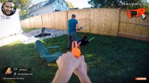 Nerf meets Call of Duty: GUN GAME 1.1 Remastered! (First Person Shooter!)