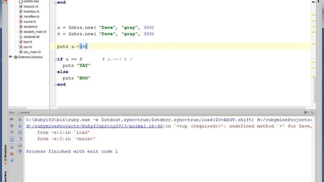 Ruby II - Comparable Mixin - Lecture 15 смотреть онлайн