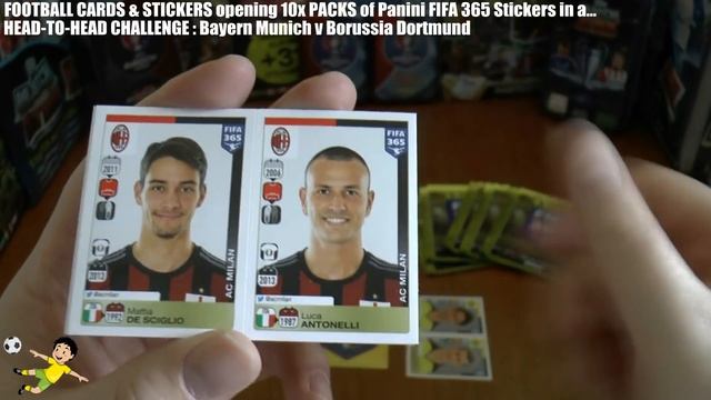 BAYERN MUNICH v BORUSSIA DORTMUND ☆ panini FIFA 365 Sticker Collection ☆ STICKER CHALLENGE!!! смотреть онлайн