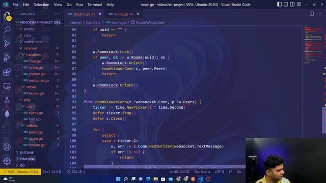 GOLANG Video Conferencing And Live Streaming - [ PART 13 ] - Full Stack Project #pion #webRTC смотреть онлайн