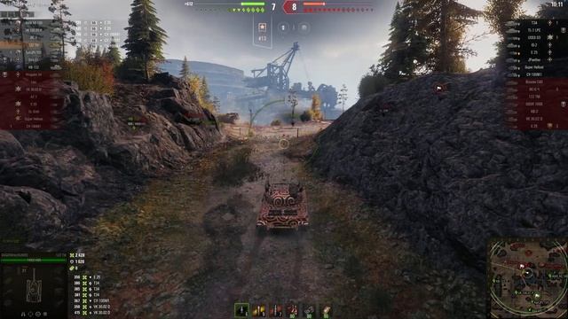 122ТМ снова тащит бой в Тундре в Ворлд оф тэнкс