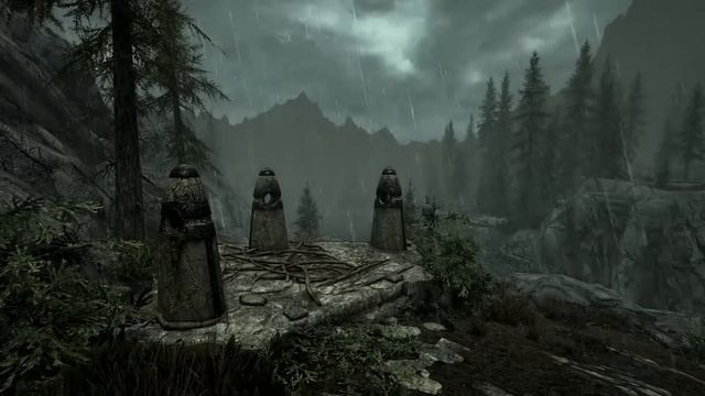 Skyrim - Music & Ambience - Rainy Night [10 Hours] смотреть онлайн