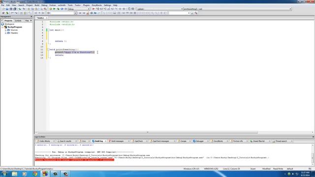C Programming Tutorial - 54 - Functions смотреть онлайн