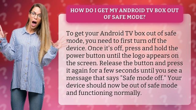 How do I get my Android TV box out of safe mode? смотреть онлайн