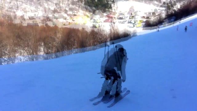 Катаемся на лыжах по горам смотреть онлайн