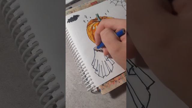 🧁🕷🕸••Хеллоуинский рисуночек ;)))👻✨💀🎃🎆🎉 смотреть онлайн