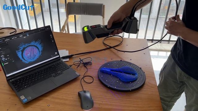 GoodCut Easy Operation Portable 3D Scanner Handheld Freescan UE11/Pro with Reverse Engineering смотреть онлайн