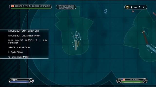 Battlestations Pacific Allies Walkthrough 3 "Battle of Santa Cruz" Gold medal 1080p смотреть онлайн