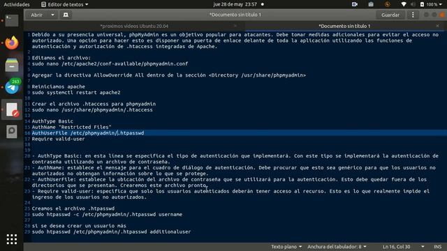 Cómo proteger el inicio de sesión de Phpmyadmin en ubuntu 20.04 смотреть онлайн