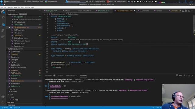 Haskell by Example - 13 - TM Packet Definitions and Error Corrections смотреть онлайн