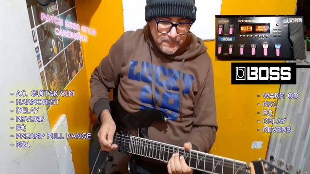 BOSS GT100 PATCH CARIBEÑOS PORQUE UNO HOMBRE NO LLORA смотреть онлайн