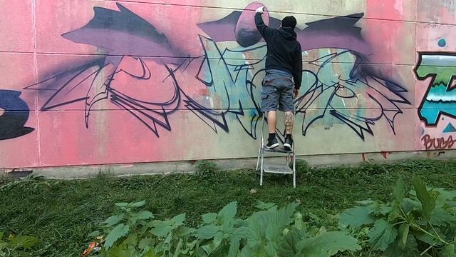 Graffiti Freestyle // Pink Graffiti Style // Duits BE