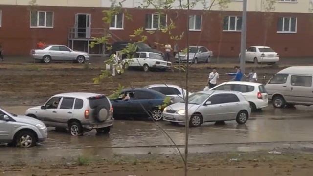 После ливня в Новосибирске на Т.Снежиной 15.06.2012 смотреть онлайн