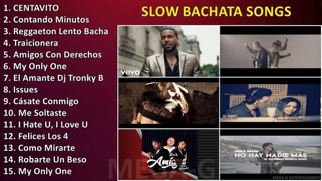 Slow Bachata Songs ~ Grandes Éxitos Enganchados