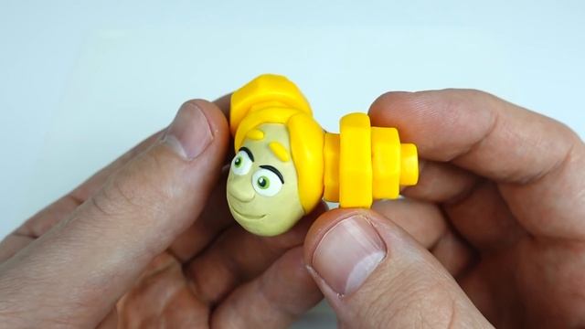 Лепим Фиксика Шпулю из пластилина. Plasticine. Фиксики.