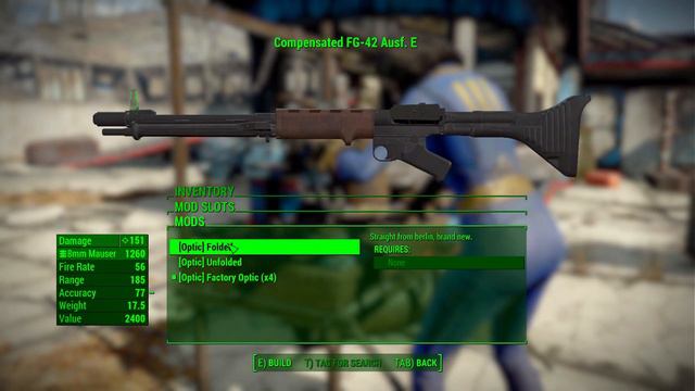 Fallout 4 Mods - FG-42 Ausf.E ParaTroop Rifle смотреть онлайн