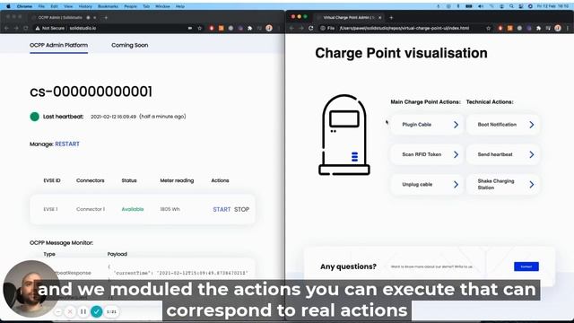 OCPP Virtual Charge Point Demo смотреть онлайн