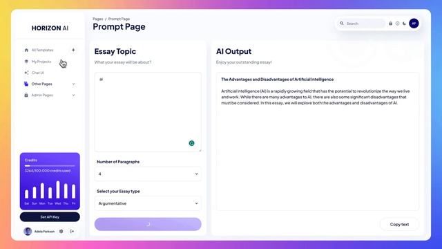 Horizon AI Template - The world's first ChatGPT AI Template & Starter Kit смотреть онлайн