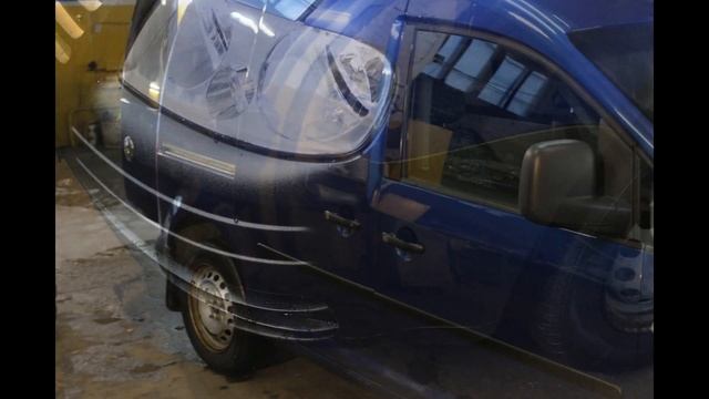 Кузовной ремонт VW Caddy смотреть онлайн