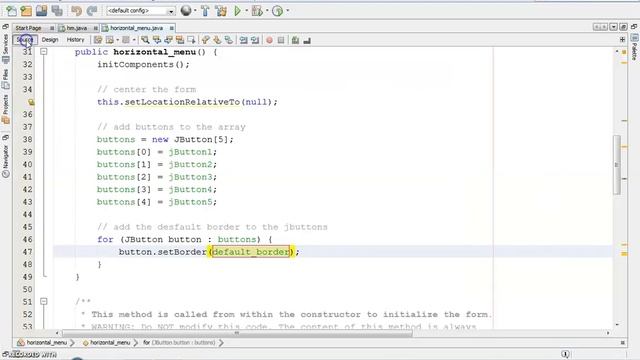 Java Tutorial - How To Design a Horizontal Menu In Java Netbeans | with source code смотреть онлайн