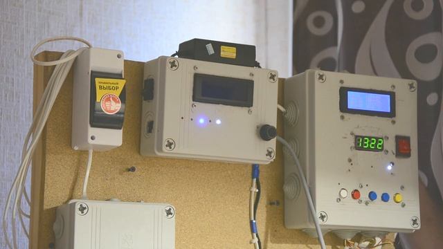 Включение света аэропонной установки для томатов. смотреть онлайн