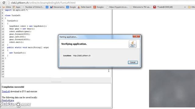 Using Java Online Editor for EV3 leJOS created by Bern University смотреть онлайн