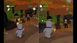 Family Guy - Back to the Multiverse: вдвоем. (split-screen)