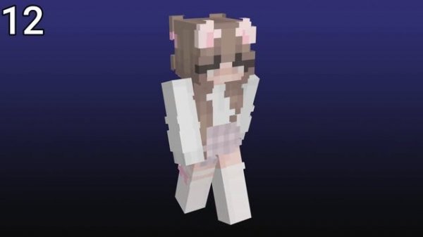 SKIN MINECRAFT WARNA PUTIH - WHITE MINECRAFT SKINS (BOY AND GIRL SKIN)