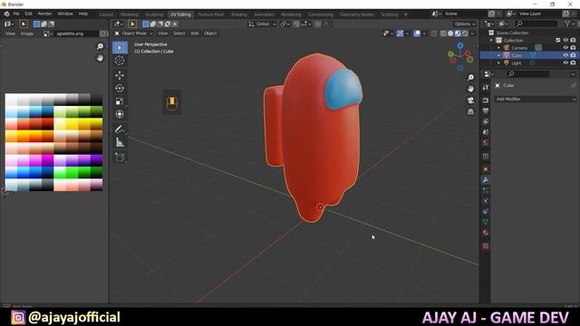 Among Us 3D Character Modeling in Blender in Tamil | Blender Tamil Tutorial | 3D Modeling in Tamil смотреть онлайн