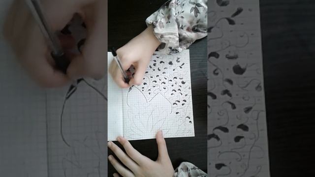 Рисуем узор. Идея для л/д. (2 часть) Ссылка на первую часть в описание под видео? смотреть онлайн