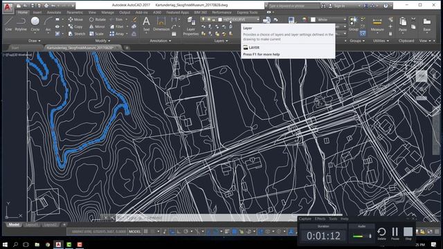 AutoCad How To Select Everything In A Layer Tutorial смотреть онлайн