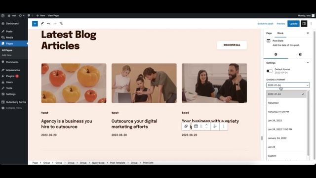 Figma to WordPress with AI by Yotako - Updating dates in real time with Gutenberg смотреть онлайн