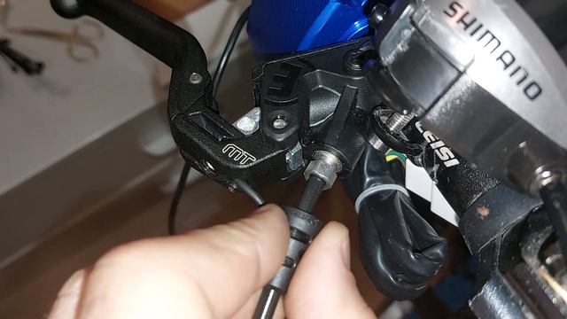 Монтаж тормозов Magura MT5e, HIGO-Opener  и  укорачивание гидролинии. Фэтбайк Lankeleisi X3000 Plus
