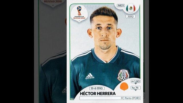 Complete MEXICO stickers in Panini FIFA World Cup Album "Russia 2018" смотреть онлайн